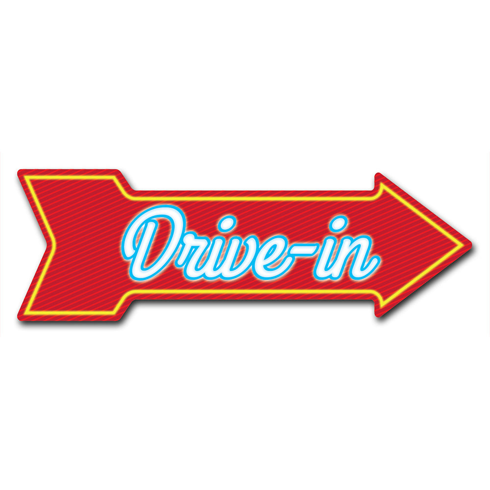 Drive In Arrow Sign