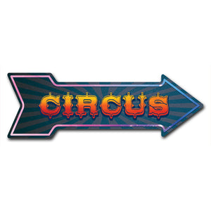 Circus Arrow Sign