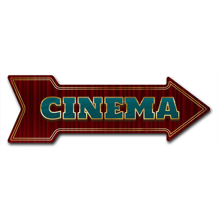 Cinema Arrow Sign