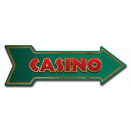 Casino Arrow Sign