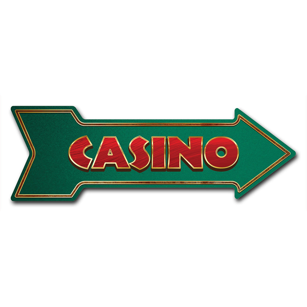 Casino Arrow Sign