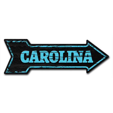 Carolina Arrow Sign