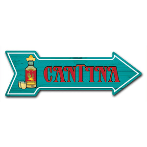 Cantina Arrow Sign