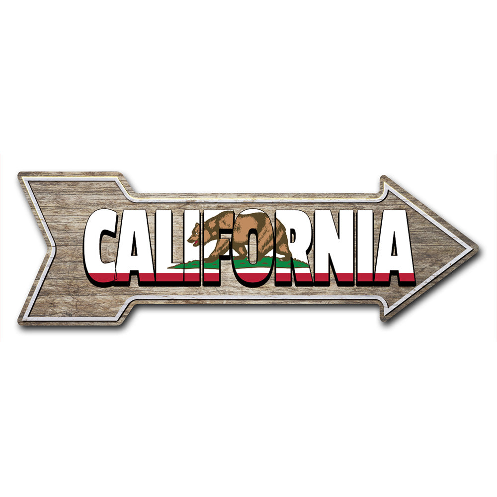 California Arrow Sign