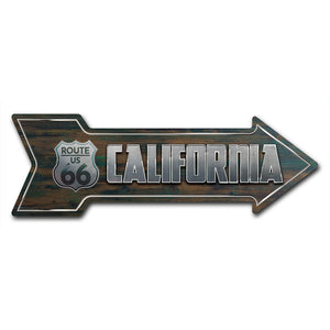 California 66 Arrow Sign