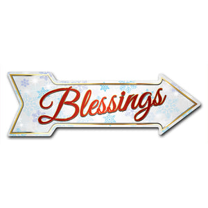 Blessings Arrow Sign