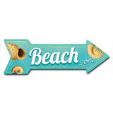 Beach Zone Arrow Sign