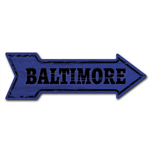Baltimore Arrow Sign
