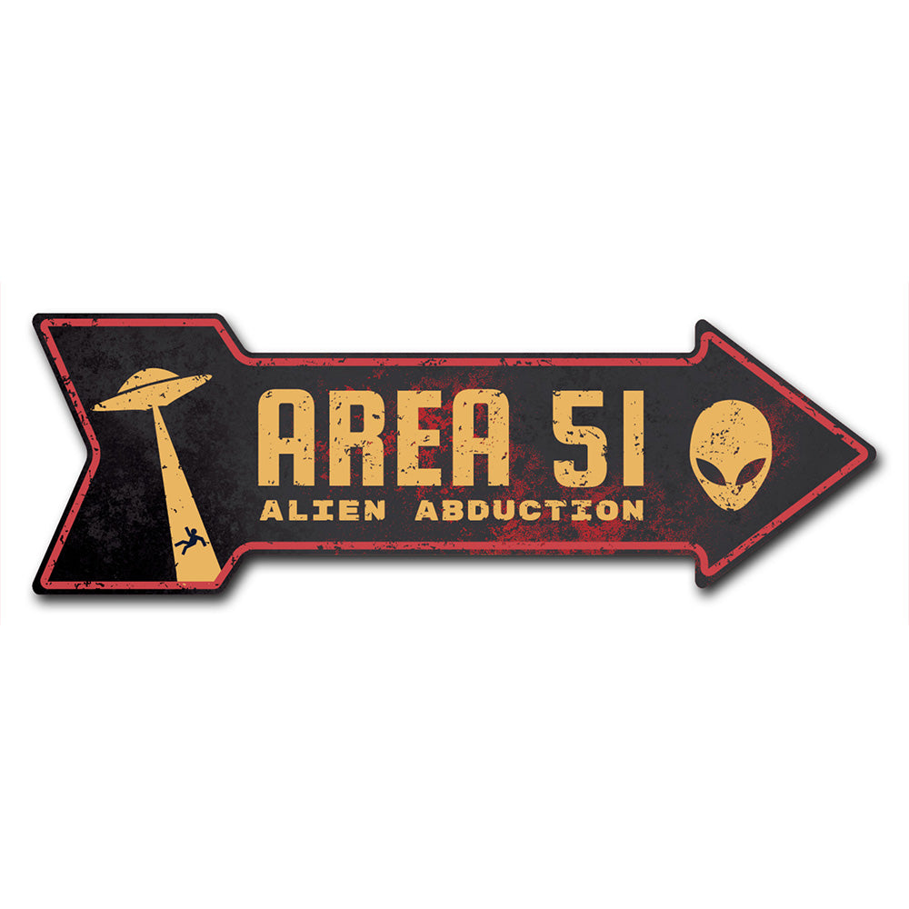 Area 51 Arrow Sign