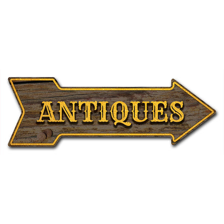 Antiques Arrow Sign