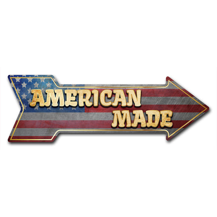 American Made Arrow Sign