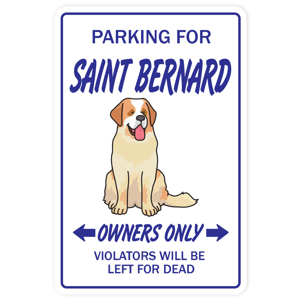 SAINT BERNARD Novelty Sign