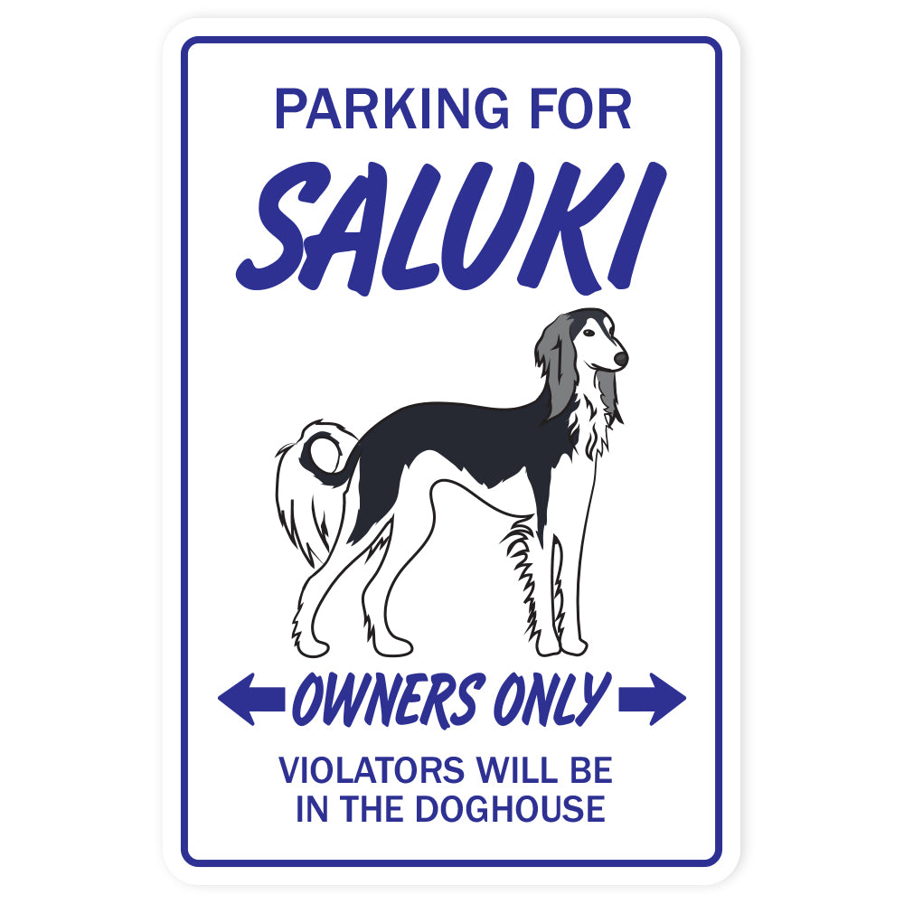Saluki Street Vinyl Decal Sticker