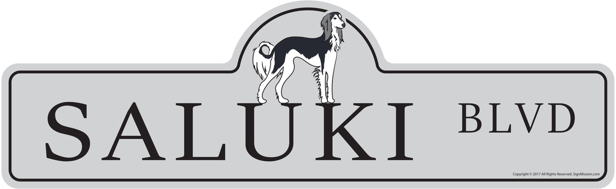 Saluki Street Sign
