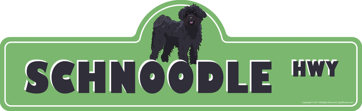 Schnoodle Street Sign