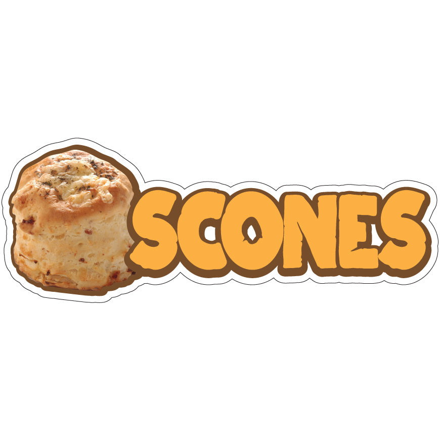 Scones Die-Cut Decal
