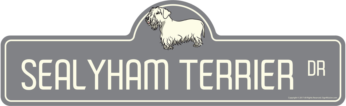 Sealyham Terrier Street Sign