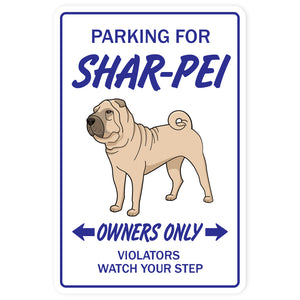 SHAR PEI Novelty Sign