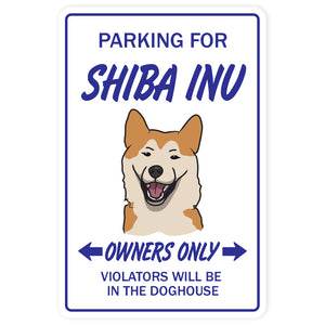 SHIBA INU Novelty Sign