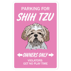 Shih Tzu Vinyl Decal Sticker