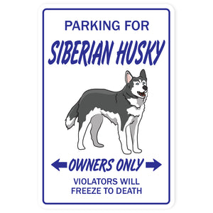 Siberian Husky Vinyl Decal Sticker