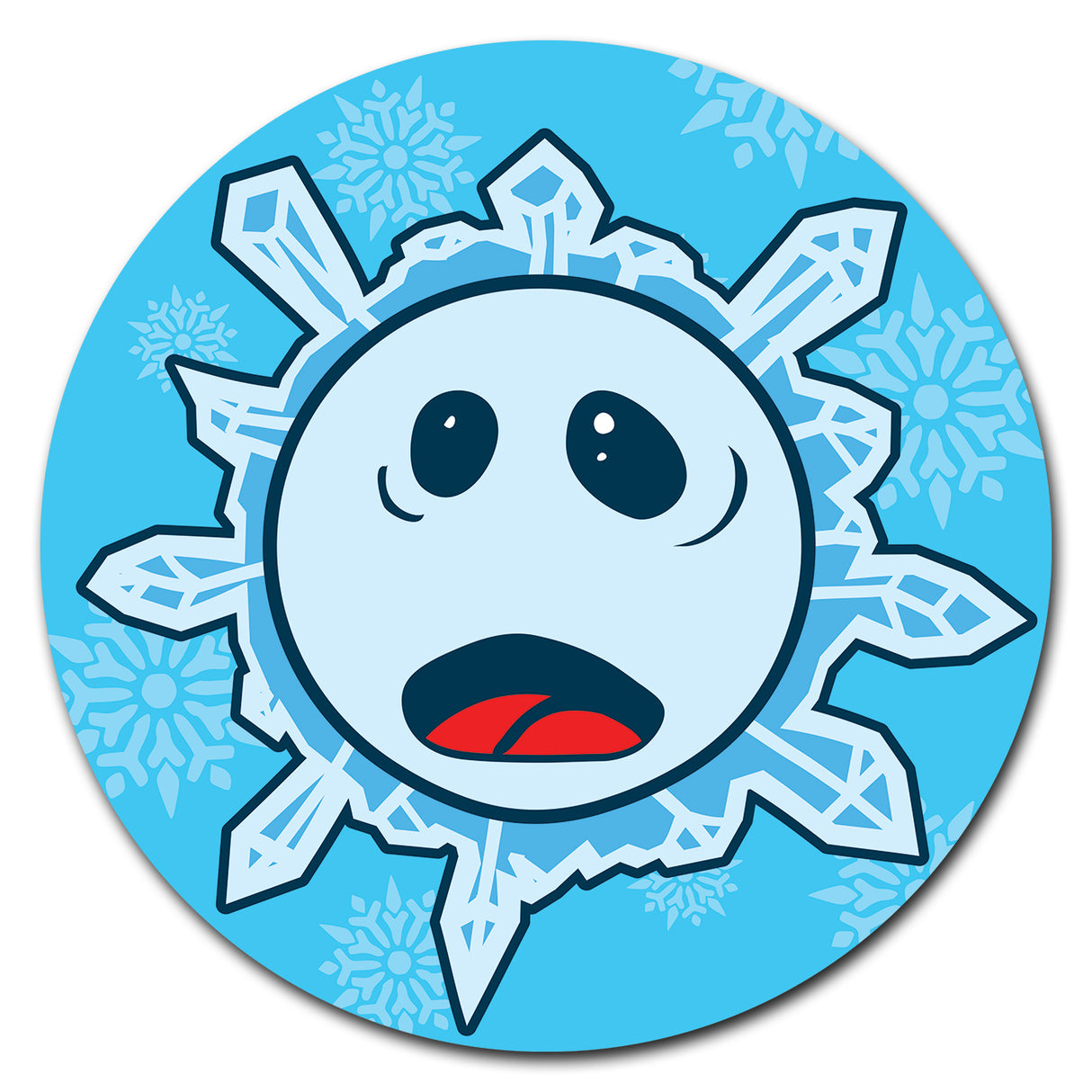 Snowflake Shocked Circle