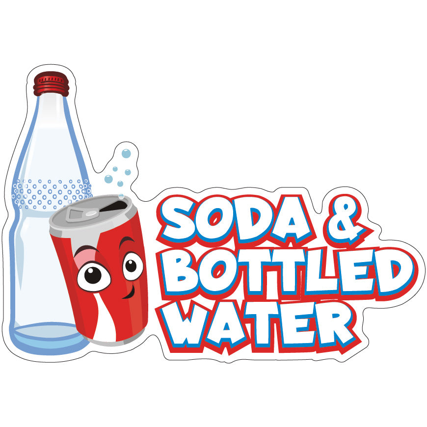 Soda & Bottled Water Die-Cut Decal