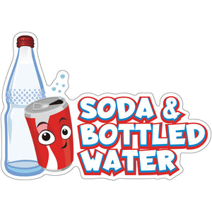 Soda & Bottled Water Die-Cut Decal