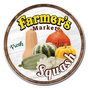 Farmer's Market Squash Circle