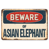 Beware Of Asian Elephant