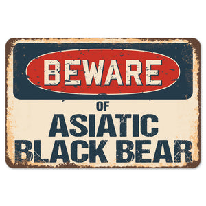 Beware Of Asiatic Black Bear