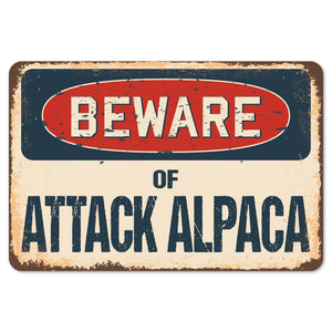 Beware Of Attack Alpaca
