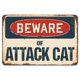 Beware Of Attack Cat