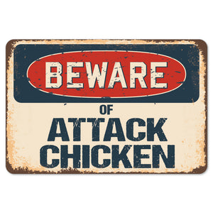 Beware Of Attack Chicken