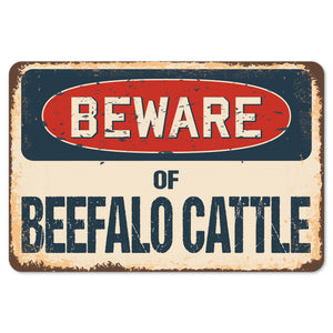 Beware Of Beefalo Cattle
