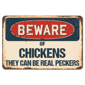 Beware Of Chickens They Can Be Real Peckers