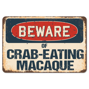 Beware Of Crab-Eating Macaque