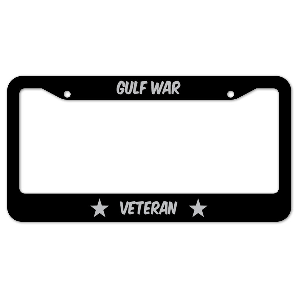 Gulf War Veteran License Plate Frame
