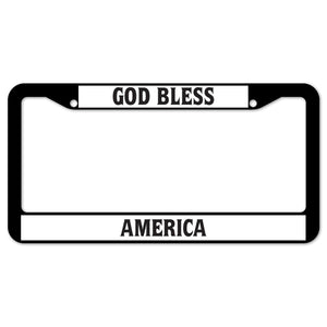 God Bless America License Plate Frame