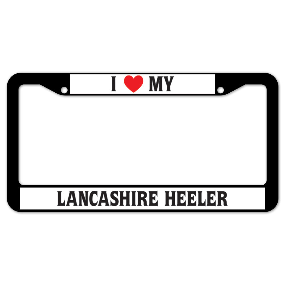 I Heart My Lancashire Heeler License Plate Frame