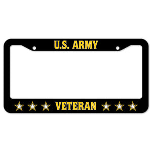 U.S. Army Veteran License Plate Frame