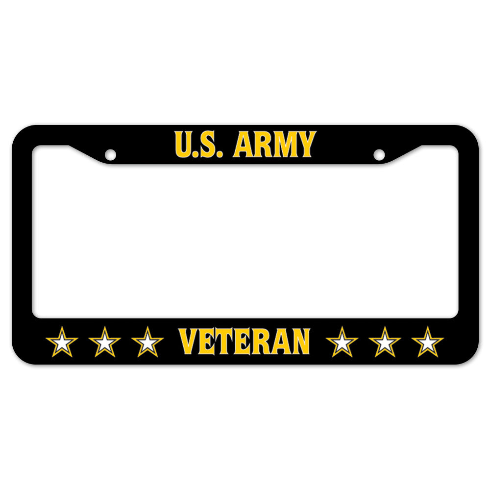 U.S. Army Veteran License Plate Frame