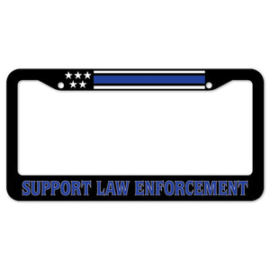Support Law Enforcement License Plate Frame