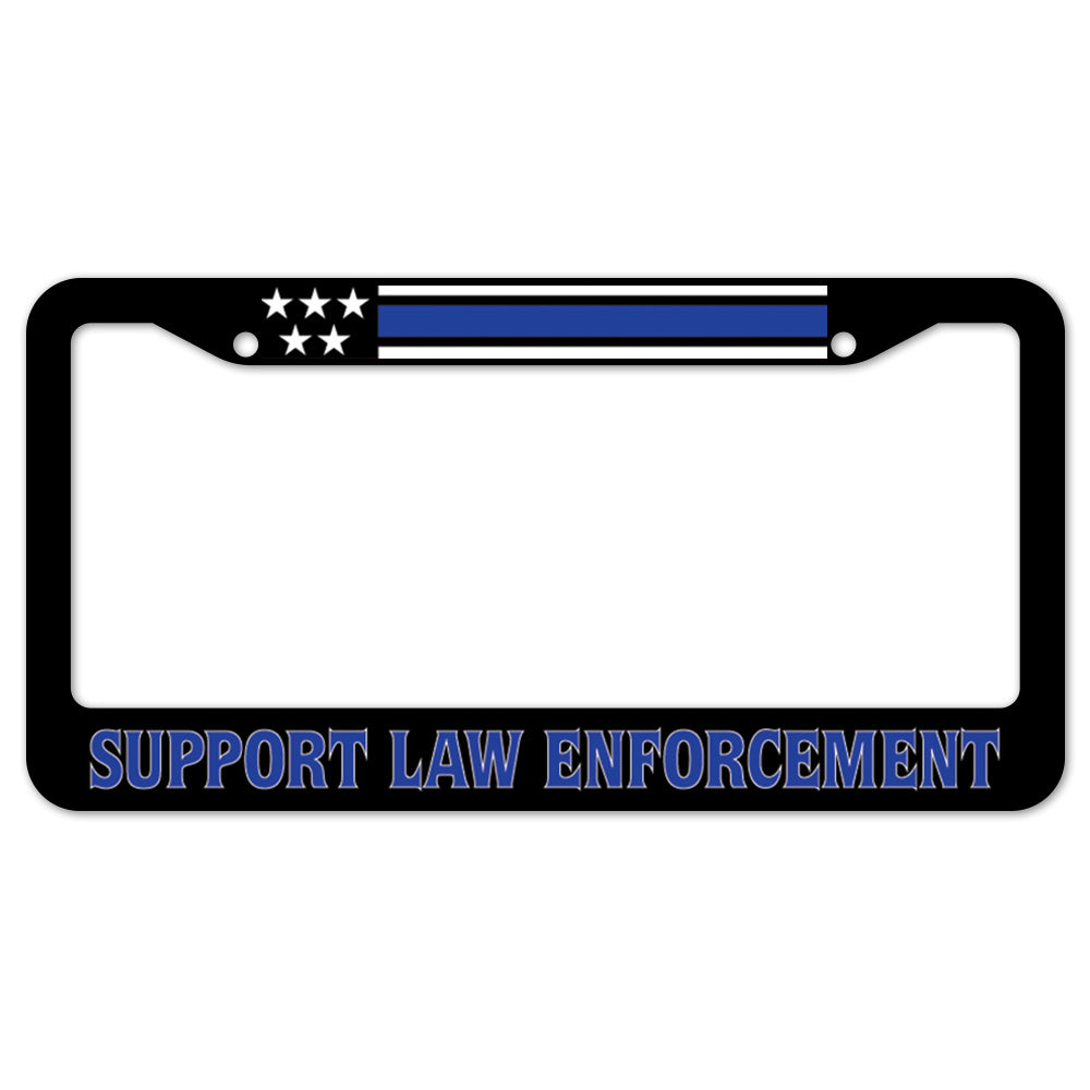 Support Law Enforcement License Plate Frame