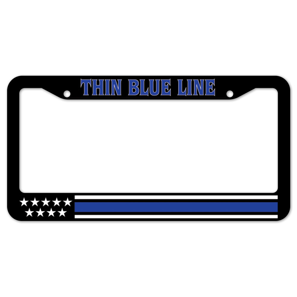 Thin Blue Line License Plate Frame