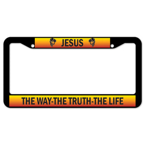 Jesus The Way-the Truth-the Life License Plate Frame