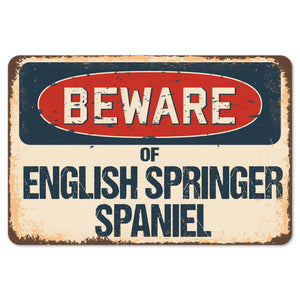 Beware Of English Springer Spaniel