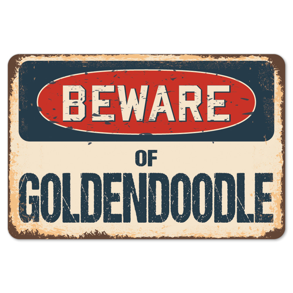 Beware Of Goldendoodle