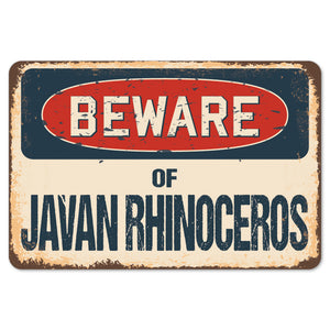 Beware Of Javan Rhinoceros