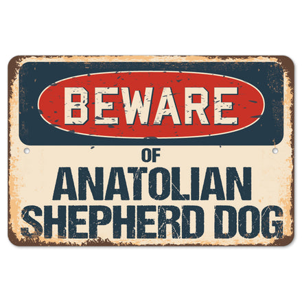 Beware Of Anatolian Shepherd Dog